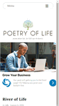 Mobile Screenshot of poetryoflife.com